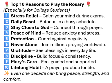 Monthly Subscription of Catholic College Care Packages